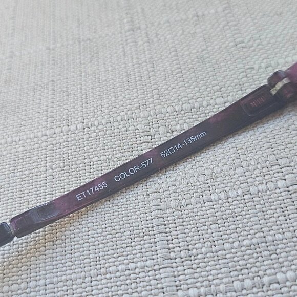 Esprit Women Eyeglasses Frame Burgundy Tone ET17455 52[]14 135 Eye Wear Glasses - Picture 10 of 12